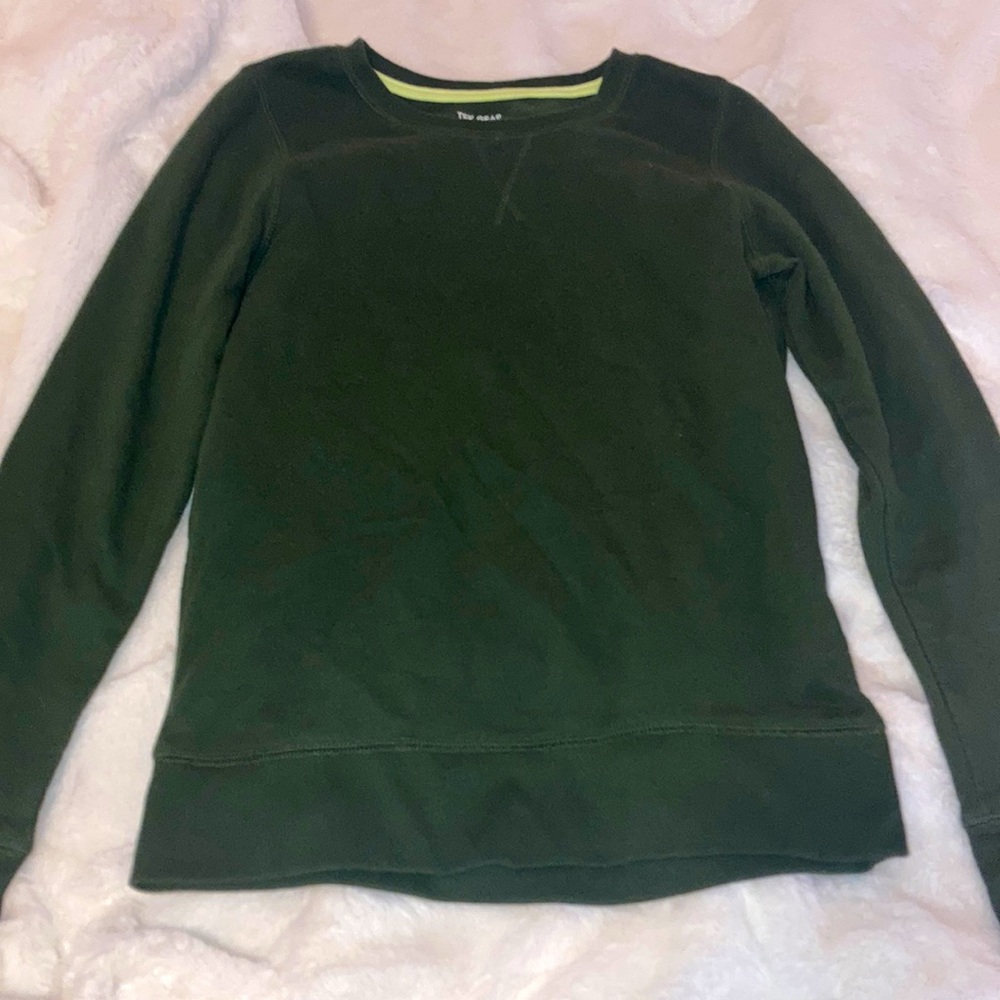 TEK GEAR small Forrest green crew neck sweater